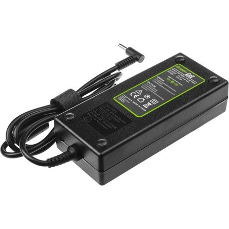 GREEN CELL PRO töltő és AC adapter 19.5V/6.15A, DC csatlakozó (4.5-3.0mm, HP Omen 15-5000 17-W HP Env) FEKETE