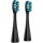 AENO Replacement toothbrush heads, Black, Dupont bristles, 2pcs in set (for ADB0002S/ADB0001S)