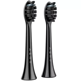  AENO Replacement toothbrush heads, Black, Dupont bristles, 2pcs in set (for ADB0004/ADB0006 and ADB0003/ADB0005)