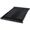 StarTech 1U Vented rack polc fekete