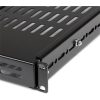 StarTech 1U Vented rack polc fekete