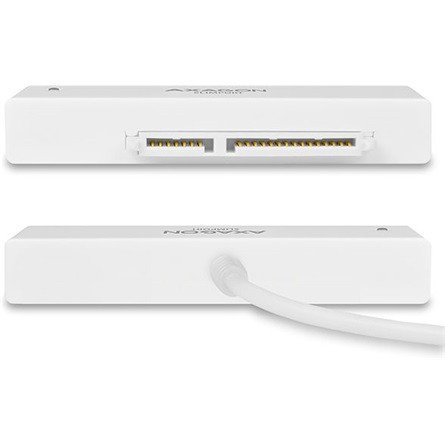 Axagon ADSA-1S 2.5" SATA3 USB2.0 külső ház fehér