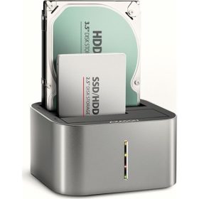   Axagon ADSA-DC SuperSpeed USB DUAL 2.5"/3.5" HDD/SSD DUAL dokkoló
