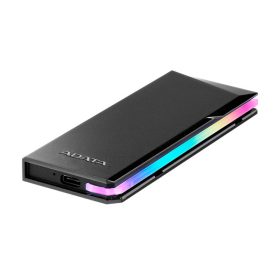   ADATA Külső SSD ház  - EC700G (M.2 PCIe NVMe SSD/M.2 SATA SSD, USB 3.2 Gen 2 Type-C (10 Gbp), porálló, fekete, LED)