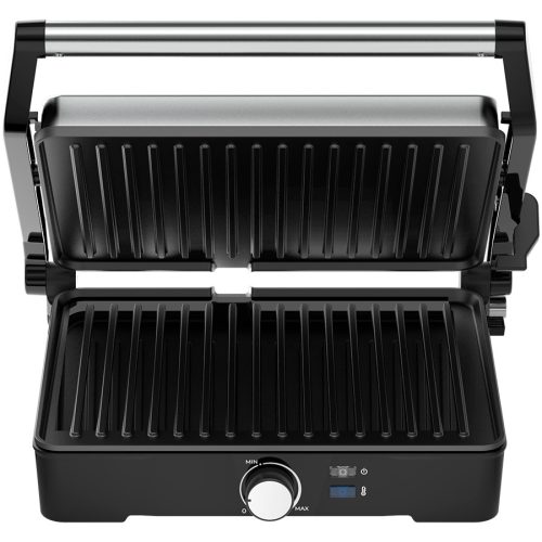 AENO Electric Grill EG2: 2000W, Temperature regulation, Max opening angle -180°, Plate size 290*234mm
