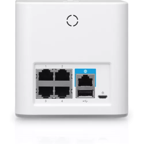 Ubiquiti AmpliFI HD Mesh Router, Dual-Band 802.11AC 3X3 MIMO Wi-Fi, Wi-Fi/Gigabit Ethernet (1) WAN, (4) LAN, 802.11ac 13 Mbps to 1300 Mbps,6.5 Mbps to 450 Mbps