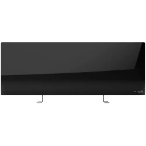 AENO Premium Eco Smart Heater, 700W, Tempered glass, Infrared+convection heating type, Plug type: Europe (E/F type), BLACK