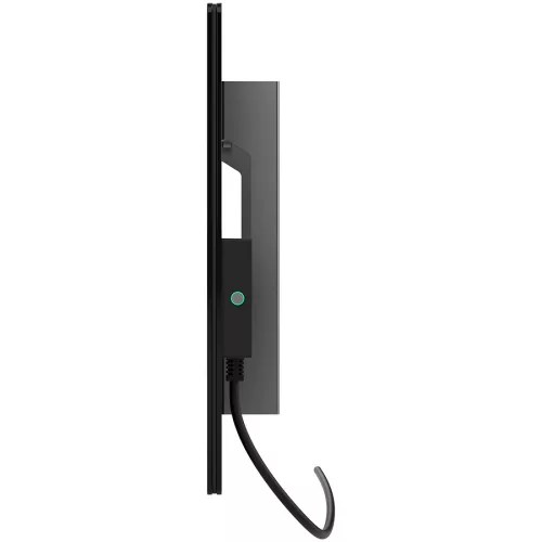 AENO Premium Eco Smart Heater, 700W, Tempered glass, Infrared+convection heating type, Plug type: Europe (E/F type), BLACK