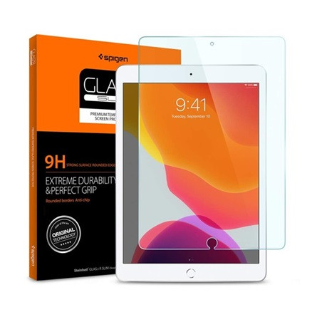 Spigen IPAD 10.2 (2021) SPIGEN SLIM képernyővédő üveg 2.5D, 9H, ÁTLÁTSZÓ