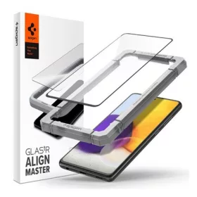  Spigen Samsung A52s 5G SPIGEN ALM FC képernyővédő üveg 2.5D, színkiemelés, FEKETE
