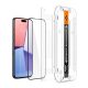 Spigen iPhone 15 Pro Max SPIGEN EZ FIT HD képernyővédő üveg 2.5D, 9H + segédkeret, FEKETE