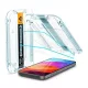 Spigen iPhone 16 Plus 5G SPIGEN EZ FIT HD képernyővédő üveg 2db 2.5D, 9H + segédkeret, ÁTLÁTSZÓ