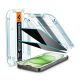 Spigen iPhone 16 Plus 5G SPIGEN EZ FIT képernyővédő üveg 2db 2.5D, 9H + segédkeret, ÁTLÁTSZÓ