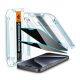 Spigen iPhone 15 Pro SPIGEN EZ FIT képernyővédő üveg 2db 2.5D, 9H + segédkeret, ÁTLÁTSZÓ
