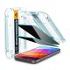 Spigen iPhone 16 5G SPIGEN EZ FIT képernyővédő üveg 2db 2.5D, 9H + segédkeret, ÁTLÁTSZÓ