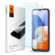 Spigen Samsung A25 5G SPIGEN SLIM képernyővédő üveg 2db 2.5D, 9H, ÁTLÁTSZÓ