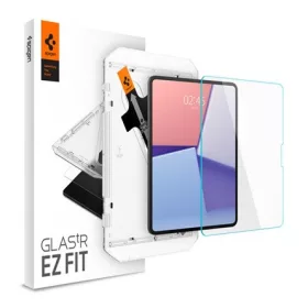   Spigen IPAD Pro 13 (2024) SPIGEN EZ FIT HD képernyővédő üveg 2.5D, 9H + segédkeret, ÁTLÁTSZÓ