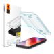 Spigen iPhone 16 Pro Max 5G SPIGEN EZ FIT HD képernyővédő üveg 2.5D, 9H + segédkeret, ÁTLÁTSZÓ