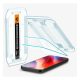 Spigen iPhone 16 Pro 5G SPIGEN EZ FIT HD képernyővédő üveg 2db 2.5D, 9H + segédkeret, ÁTLÁTSZÓ