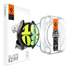   Spigen Samsung Watch 7 eSIM 44mm SPIGEN EZ FIT kijelzővédő üveg 2db 2.5D, 9H, ÁTLÁTSZÓ