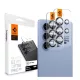 SPIGEN Samsung S25 Ultra SPIGEN OPTIK PRO HD kameravédő üveg 2db 9H, csak lencse, FEKETE