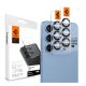 SPIGEN Samsung S25 SPIGEN OPTIK PRO HD kameravédő üveg 2db 9H, csak lencse, FEKETE