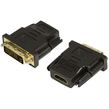 LogiLink ADA LogiLink AH0001 DVI 24+1M/19F DVI-HDMI adapter