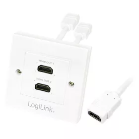 LogiLink ADA LogiLink AH0015 HDMI fali lemez 2x HDMI anya