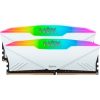 Apacer Memória Desktop - 16GB KIT DDR4 NOX RGB AURA2 (2x8GB, 3200MHz, CL16, 1.35V, hűtőbordás, fehér)