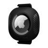 SPIGEN PET COLLAR szilikon tok hátizsák pántra, gumis rögzítés + védőfólia, FEKETE Apple AirTag