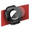 SPIGEN PET COLLAR szilikon tok hátizsák pántra, gumis rögzítés + védőfólia, FEKETE Apple AirTag
