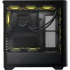 Formula Számítógépház - Air Mesh G3 Plus Black (fekete, ablakos, 6x12cm venti, mATX, 1xUSB3.0, 1xType-C)