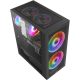 Formula Számítógépház - Air Power G5 Duo Black (fekete, ablakos, 2x16cm venti, ATX, 1xUSB3.0, 1xType-C)
