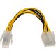 AKYGA Power cable P4 4pin-F/P8 4+4 pin-M 15cm