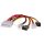 Akyga Molex / 2x 3pin 12V / 2x 3pin 5V adapter - AK-CA-34