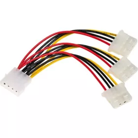 Akyga Molex / 3x Molex elosztó kábel - AK-CA-40