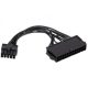 AKYGA Adapter with cable Akyga AK-CA-76 P1 20+4 pin (f) / Lenovo 10pin (m) 10cm