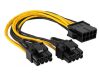 Akyga Adapter PCI Express 8-pin / 2x 6+2-pin - AK-CA-81