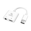 Akasa USB Akasa Type-C to 3.5mm fejhallgató csatlakozó és töltőadapter - AK-CBCA30-08WH