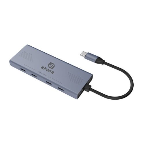 AKASA USB Akasa Type-C 4-In-1 USB-C elosztó - 10Gbps - AK-CBCA32-18BK