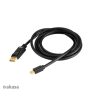 Akasa KAB Akasa 8K Mini DisplayPort to DisplayPort Adapterkábel - 200cm - AK-CBDP22-20BK