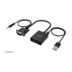 Akasa KAB Akasa VGA > HDMI > audio kábellel- AK-CBHD23-20BK