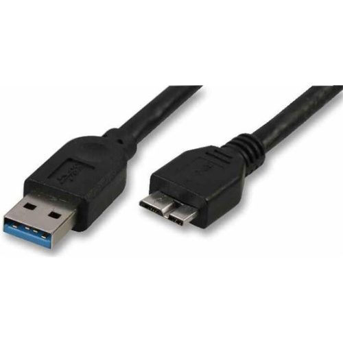 Akasa KAB Akasa USB 3.0 Type-A to micro-B kábel - 1m - AK-CBUB04-10BK