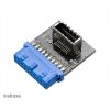 Akasa KAB Akasa - USB3.1 - 19-pin motherboard header - AK-CBUB51-BK