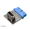 Akasa KAB Akasa - USB3.1 - 19-pin motherboard header - AK-CBUB51-BK