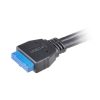 Akasa USB Akasa USB 3.1 Gen2 belső adapterkábel 2x Gen1 Type-A porttal - AK-CBUB52-50BK