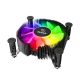 Akasa FAN Akasa Vegas Chroma iLG - Intel LGA1700 alacsony profilú CPU-hűtő, aRGB - AK-CC6615BP01