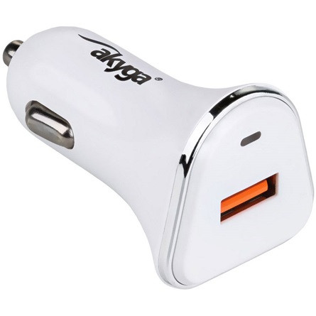 Akyga 1x USB-A 5-12V/3A 18W autós töltő - AK-CH-07