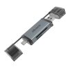 Akasa USB Akasa 2-In-1 USB 3.2 OTG Dual kártyaolvasó - AK-CR-12