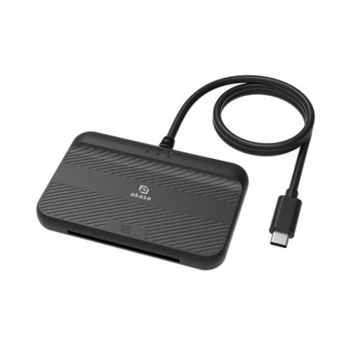 Akasa USB Akasa Érintés nélküli NFC és SmartCard olvasó - AK-CR-15BK